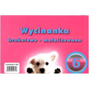 Wycinanka A4/6 Cormoran Brokatowa-metalizowana